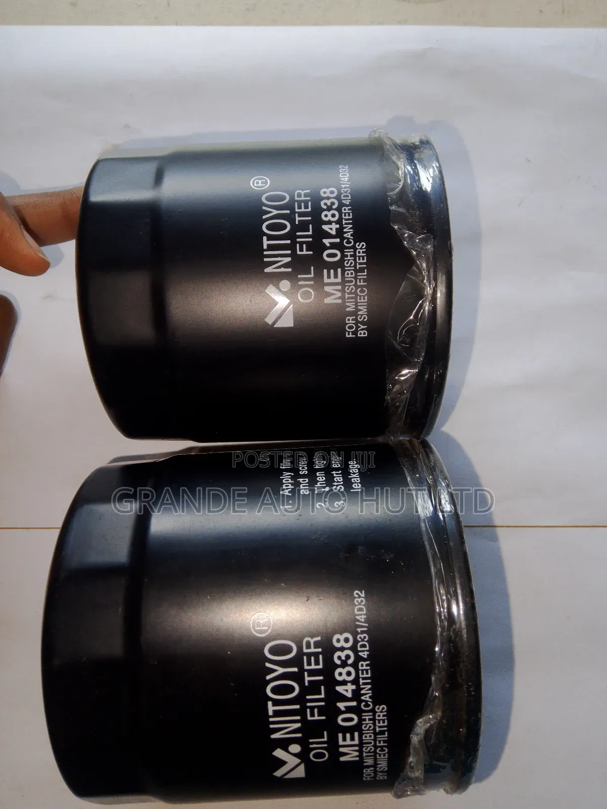 Oil Filter for Mitsubishi Canter 4d30/32 (Nitoyo Brand)