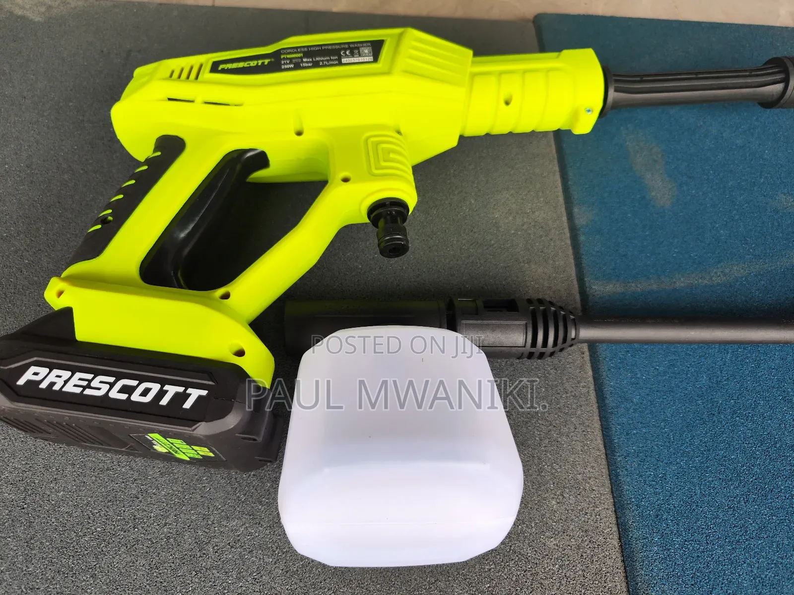 Pt402 Cordless Pressure Washer – 21v Power, Maximum Convenience 💦🔋