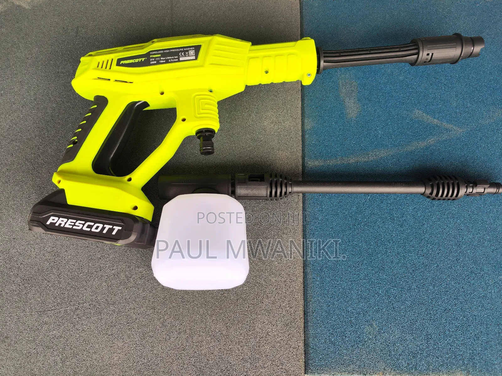 Pt402 Cordless Pressure Washer – 21v Power, Maximum Convenience 💦🔋
