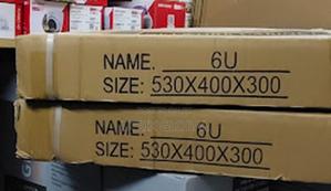 6u Wall Mount Data Cabinet 530x400x300 Black - thumbnail 2