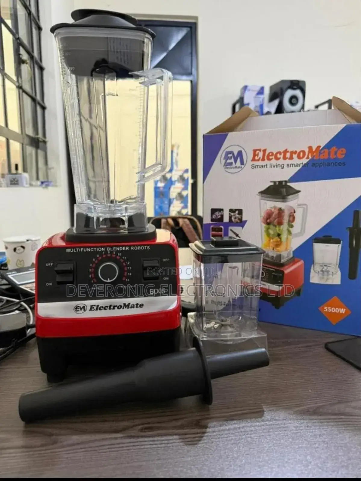 2 in 1 Electromate Commercial Blender (Silvercrest Model Warranty 1y