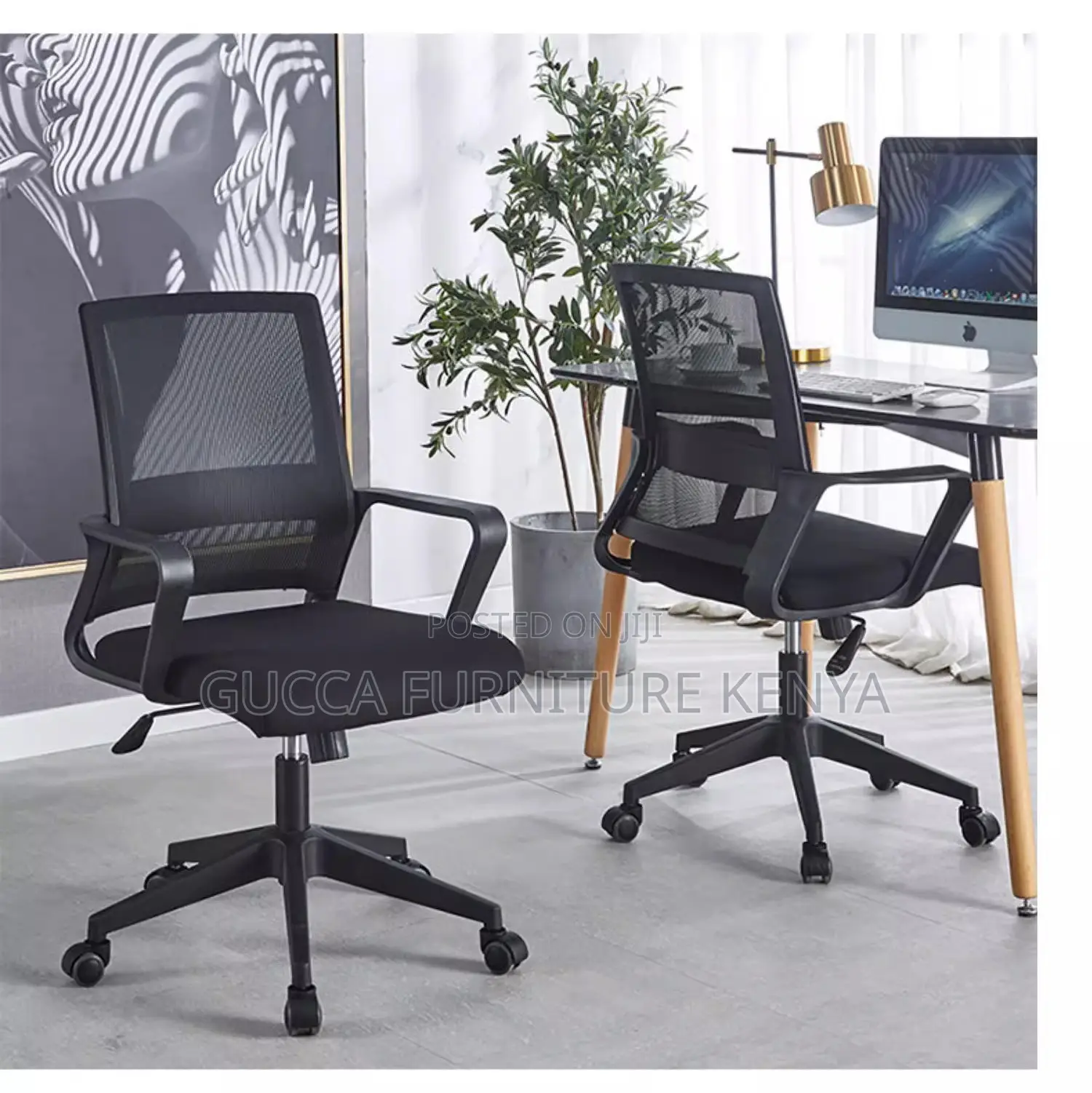Ergonomic Captain Mesh Mid-back Chair
