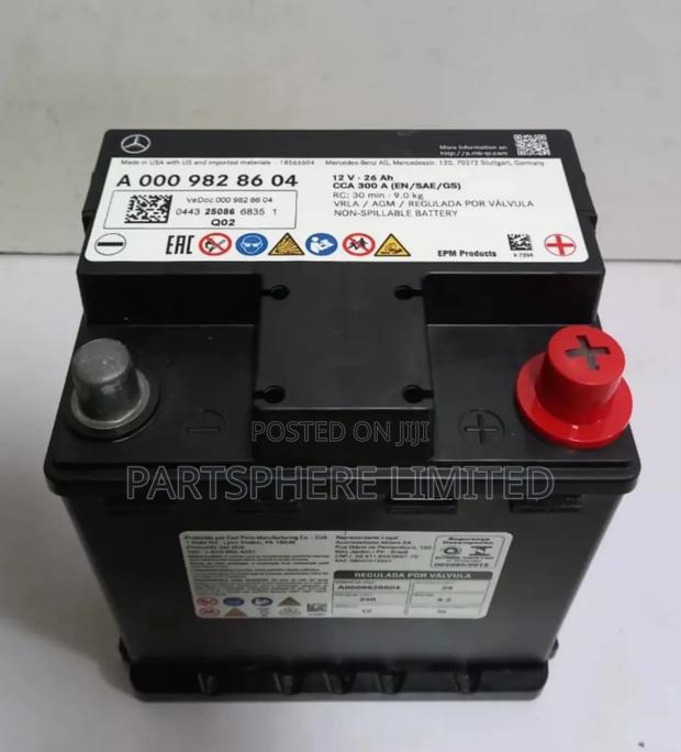 Auxiliary Battery Oem Mercedes Benz 26ah