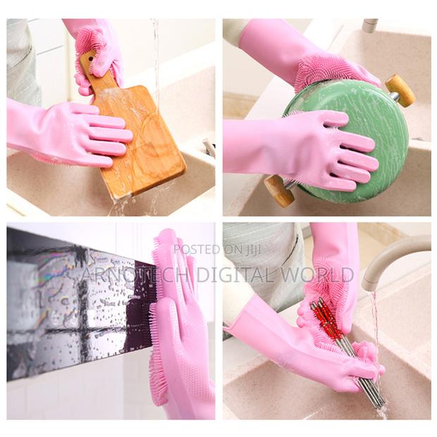 Reusable Silcon Wash Gloves - thumbnail 4