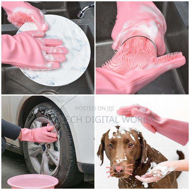 Reusable Silcon Wash Gloves - thumbnail 5
