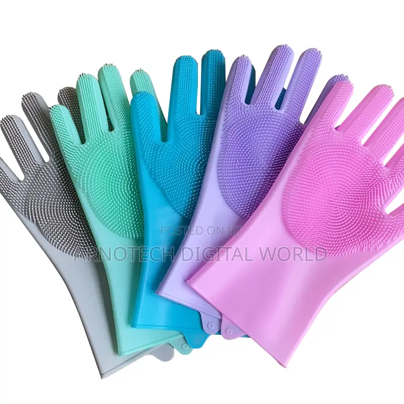 Reusable Silcon Wash Gloves