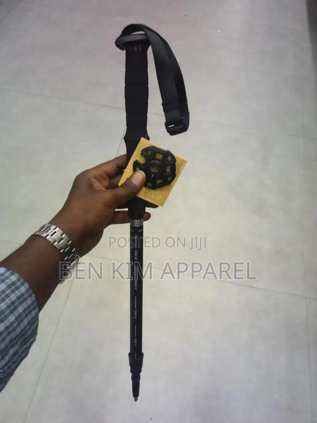 Tungsten Tip Adjustable 3 Section 58cms to 130cms Hiking Pole 240gms - thumbnail 3