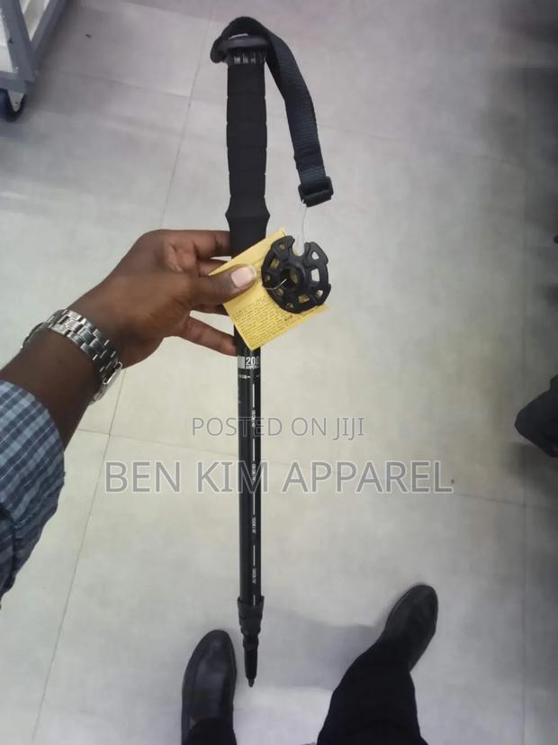 Tungsten Tip Adjustable 3 Section 58cms to 130cms Hiking Pole 240gms - thumbnail 5