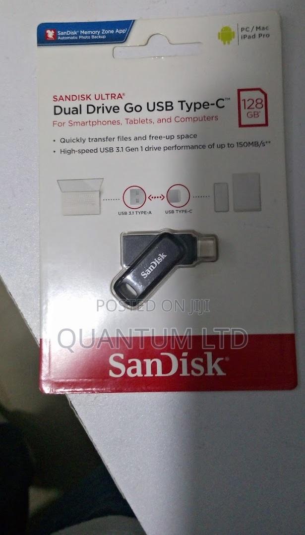 Sandisk Ultra Dual Drive Go Usb Type-C 128gb Flash Drive