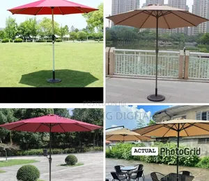 2.7m Parasol Replaceable Cloth Garden Umbrella
