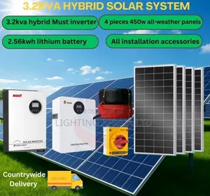 3.2kva Inverter -2.56kwh Lithium Home Package 50" Tv, Fridge, Iron Box