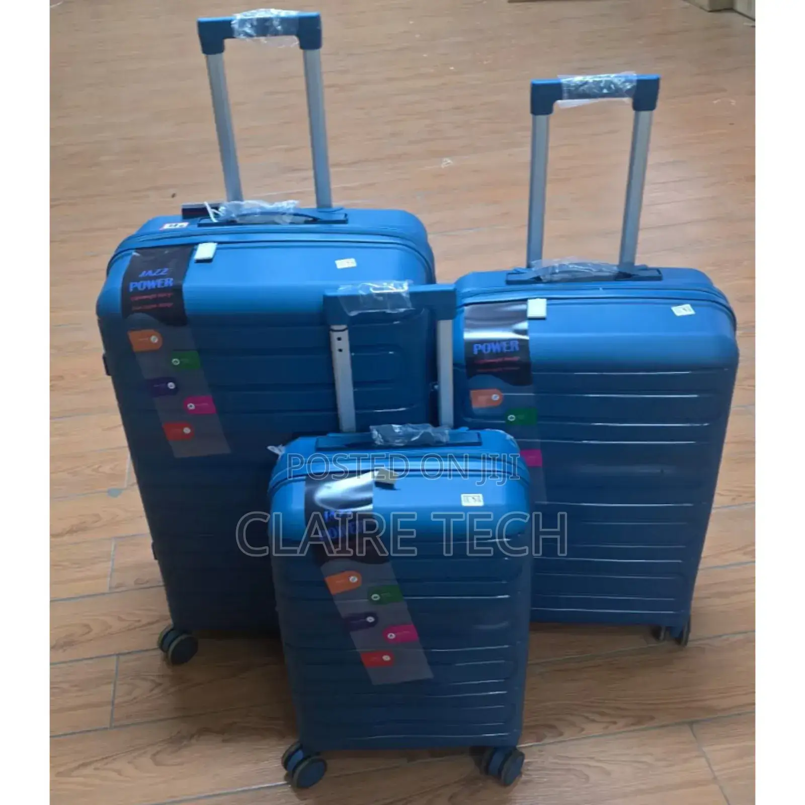 Luxurious Fiber Suitcase 3in1 Colour Blue