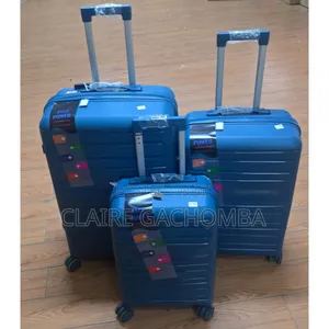 Luxurious Fiber Suitcase 3in1 Colour Blue