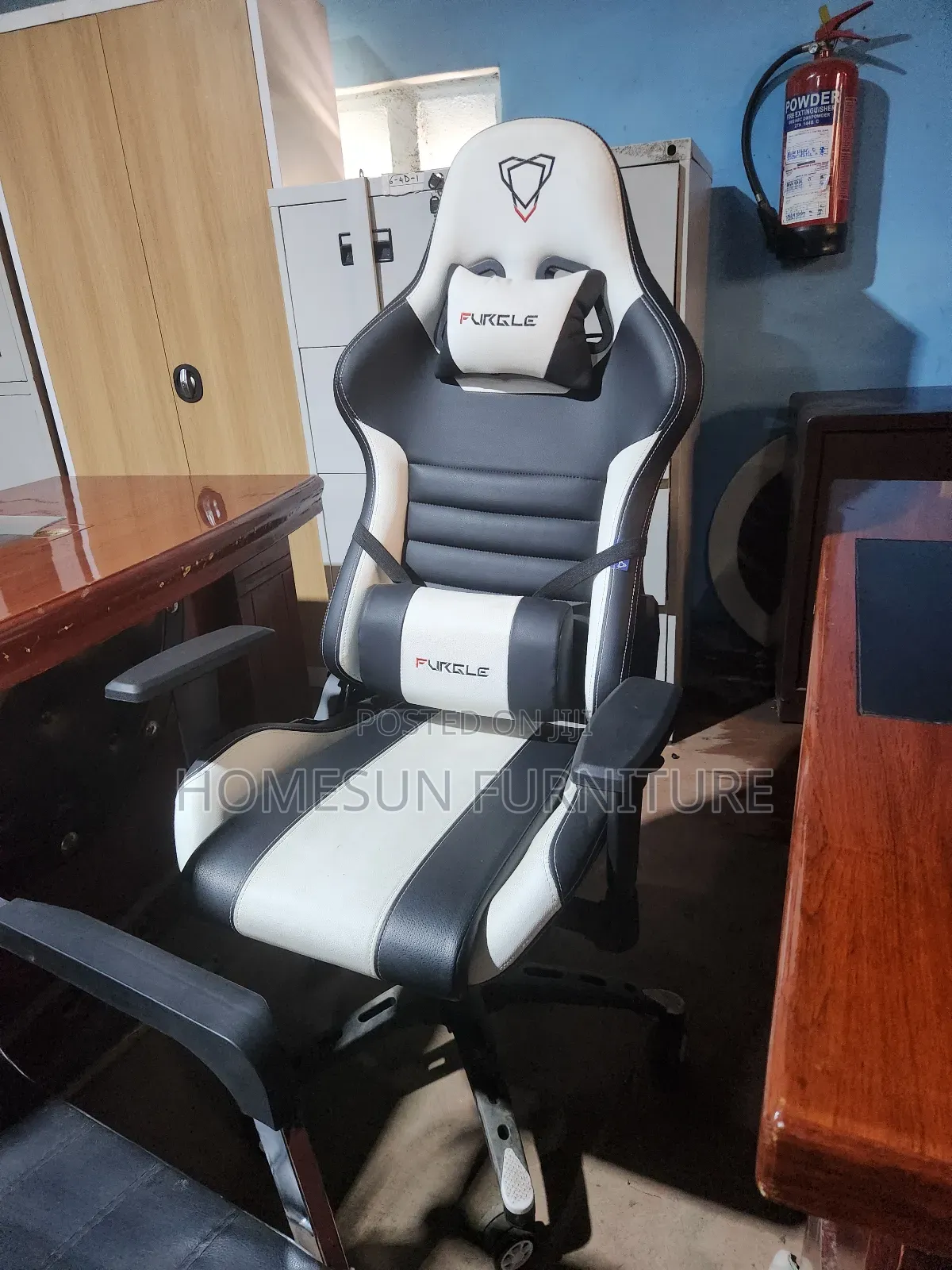 White And Black Gaming Chair