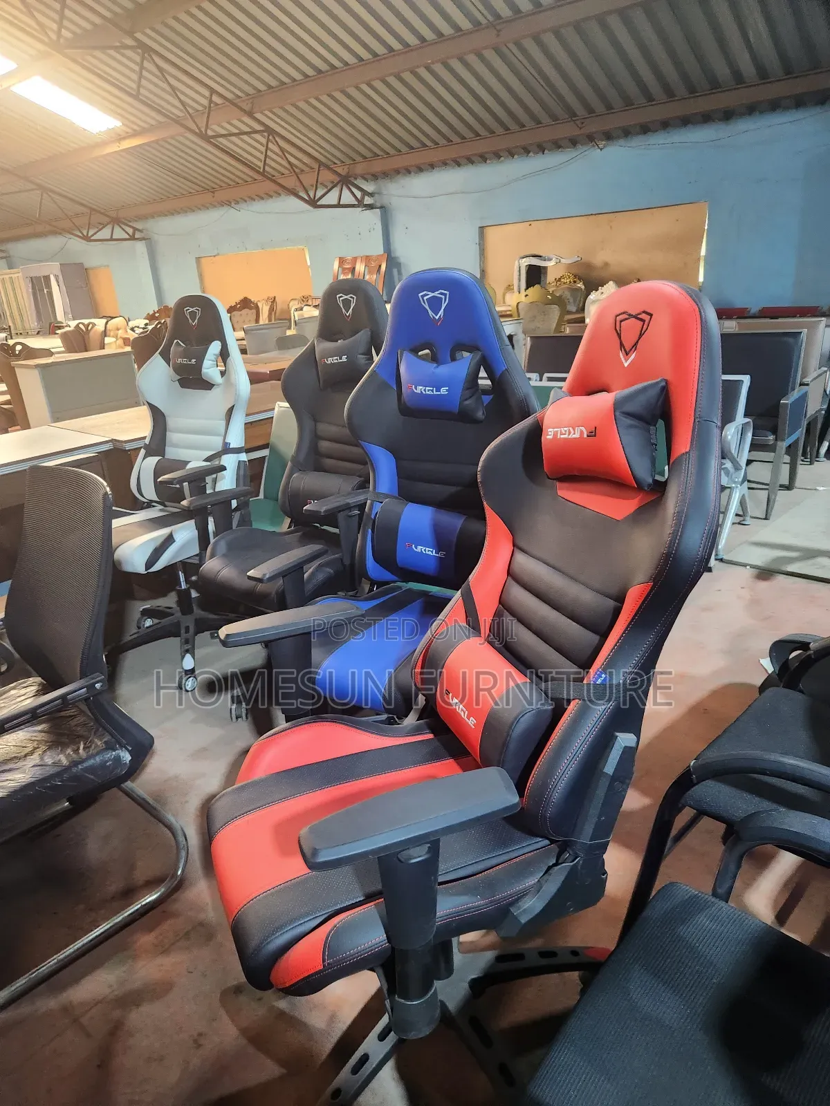 White And Black Gaming Chair