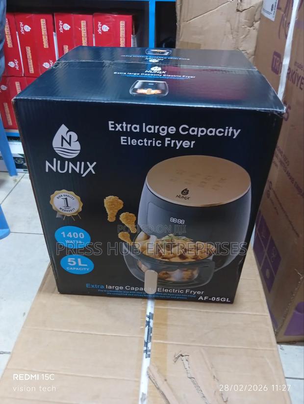 Nunix 5l Air Fryer - main view
