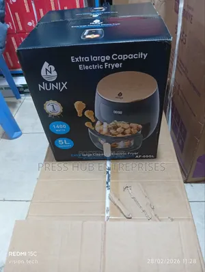Nunix 5l Air Fryer (Model: Af-05g √^ 