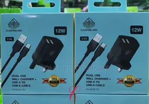 Floating Ark 12w Dual Usb Wall Chargers