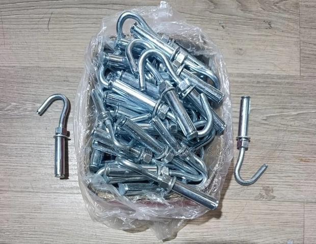 M8*108mm Steel Open Hook Expansion Bolt (60pcs Pack)–Concrete Fastener - thumbnail 2