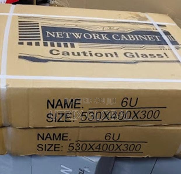 6u Steel Wall Rack 530x400x300 With Key Lock