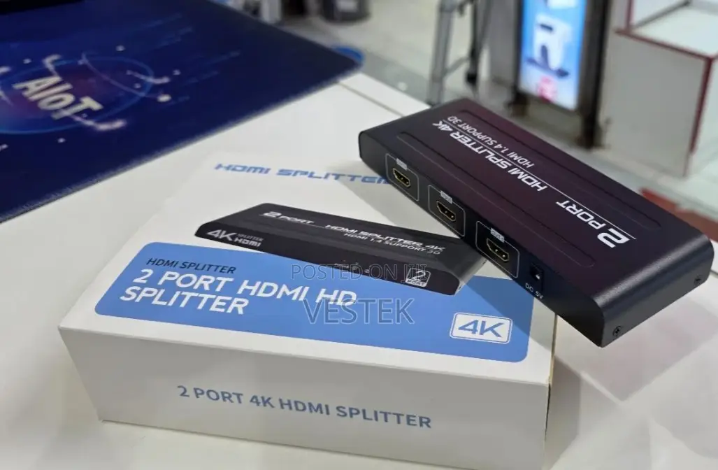 Fjgear * 25/30hz 1 in 2 Out 2 Port Hdmi Splitter Hdmi
