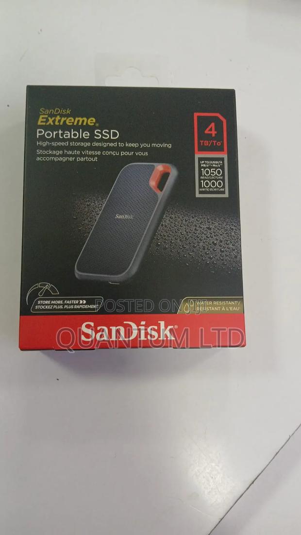 Sandisk 4 Tb SSD Extreme Pro - main view