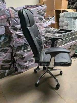 Quality Leather Black Office Chair