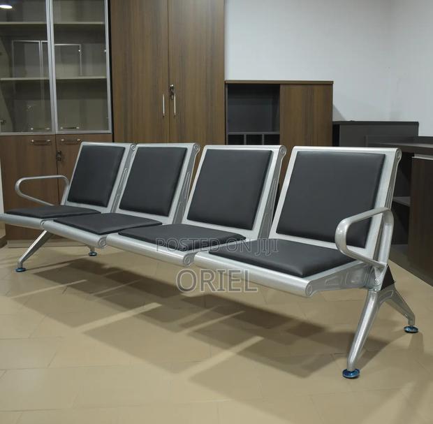 Benches; Long-Lasting 4-Link Office Visitor Bench - thumbnail 12