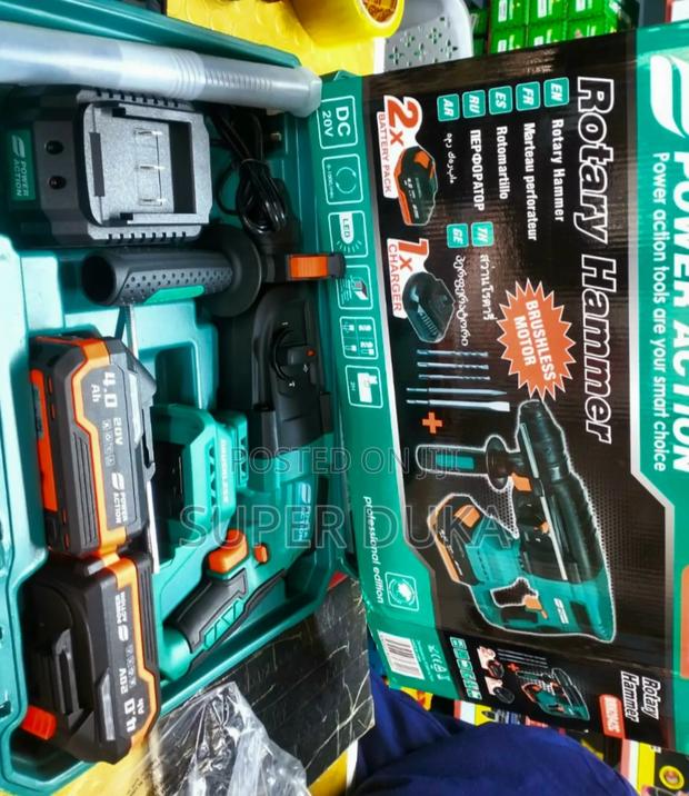 Power Action Cordless Rotary Hammer.