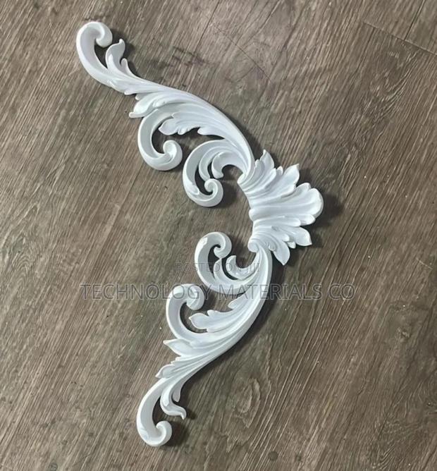 Elegant Decorative Pu Wall Applique / Ornamental Wall Moulding - main view