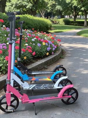 8+ Kids? Adjustable Foldable Kick Scooter - main view