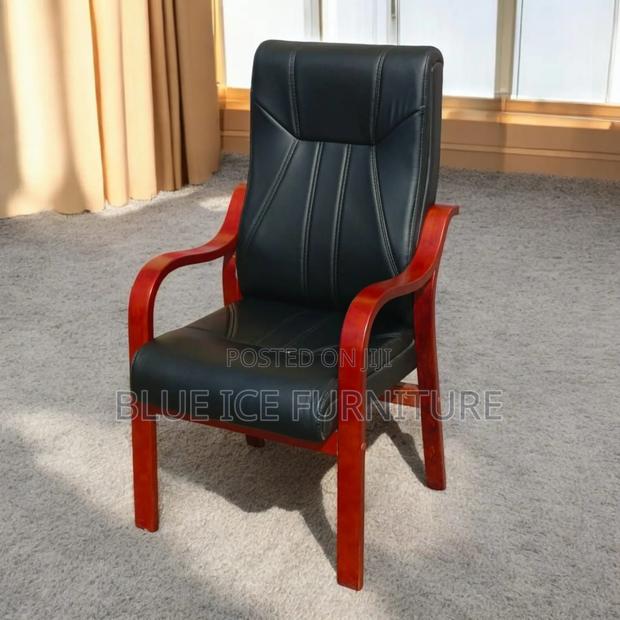 Executive Wooden Frame Office Chair