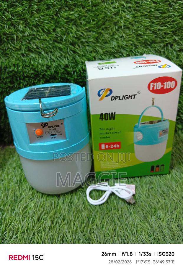Dplight Solar Rechargeable F10-100 40w