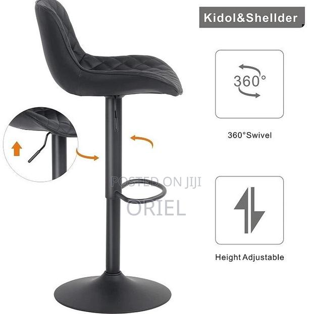 Home Chairs; Space-Saving Adjustable Counter Stool - thumbnail 2
