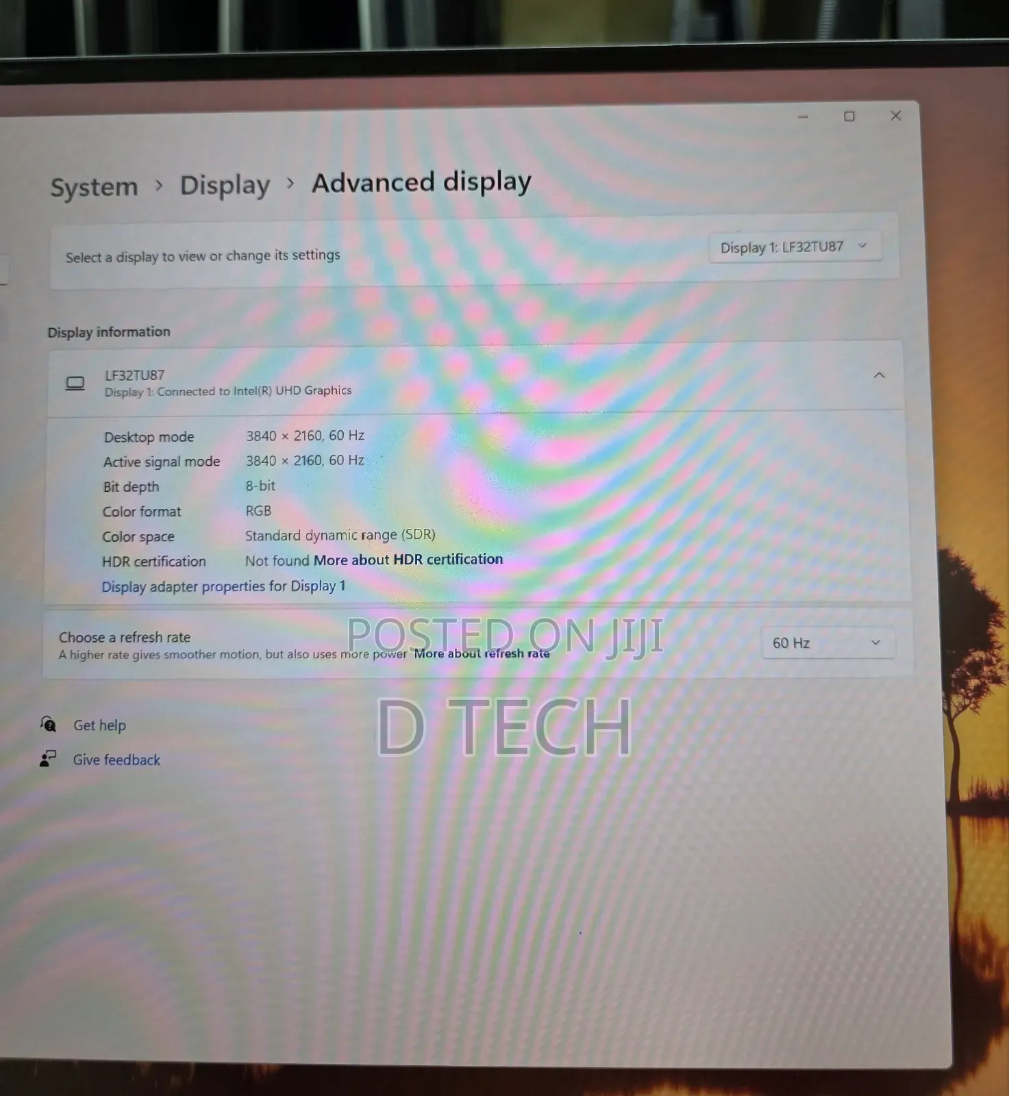 Samsung Lf32tu87
32 Inch Monitor 
Type C 90w Power Delivery