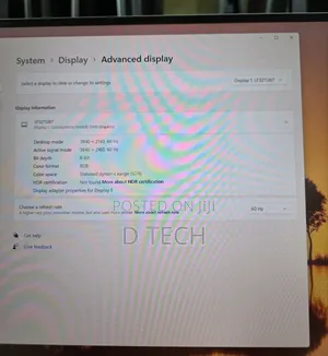 Samsung Lf32tu87
32 Inch Monitor 
Type C 90w Power Delivery