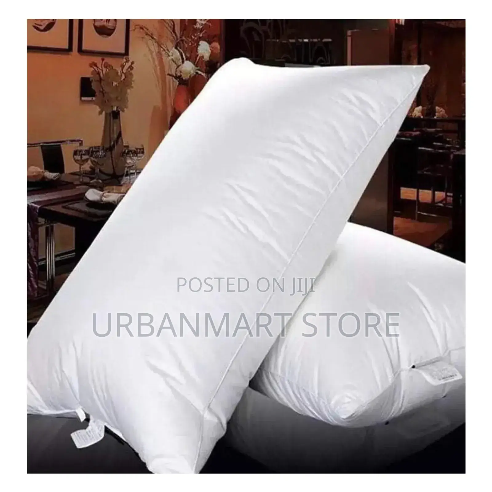Plush Heavy-Filled Compressed Fibre Pillow for Restful Sleep