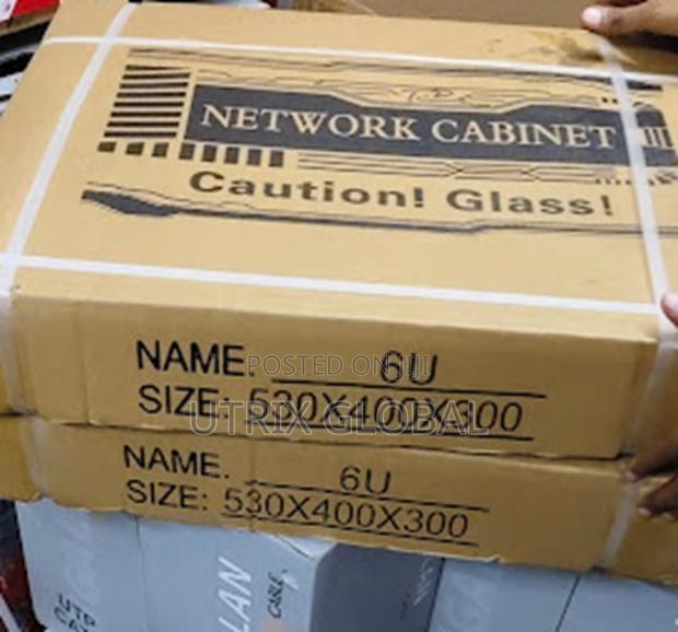 6u Network Rack Case 530x400x300 Secure Storage - main view