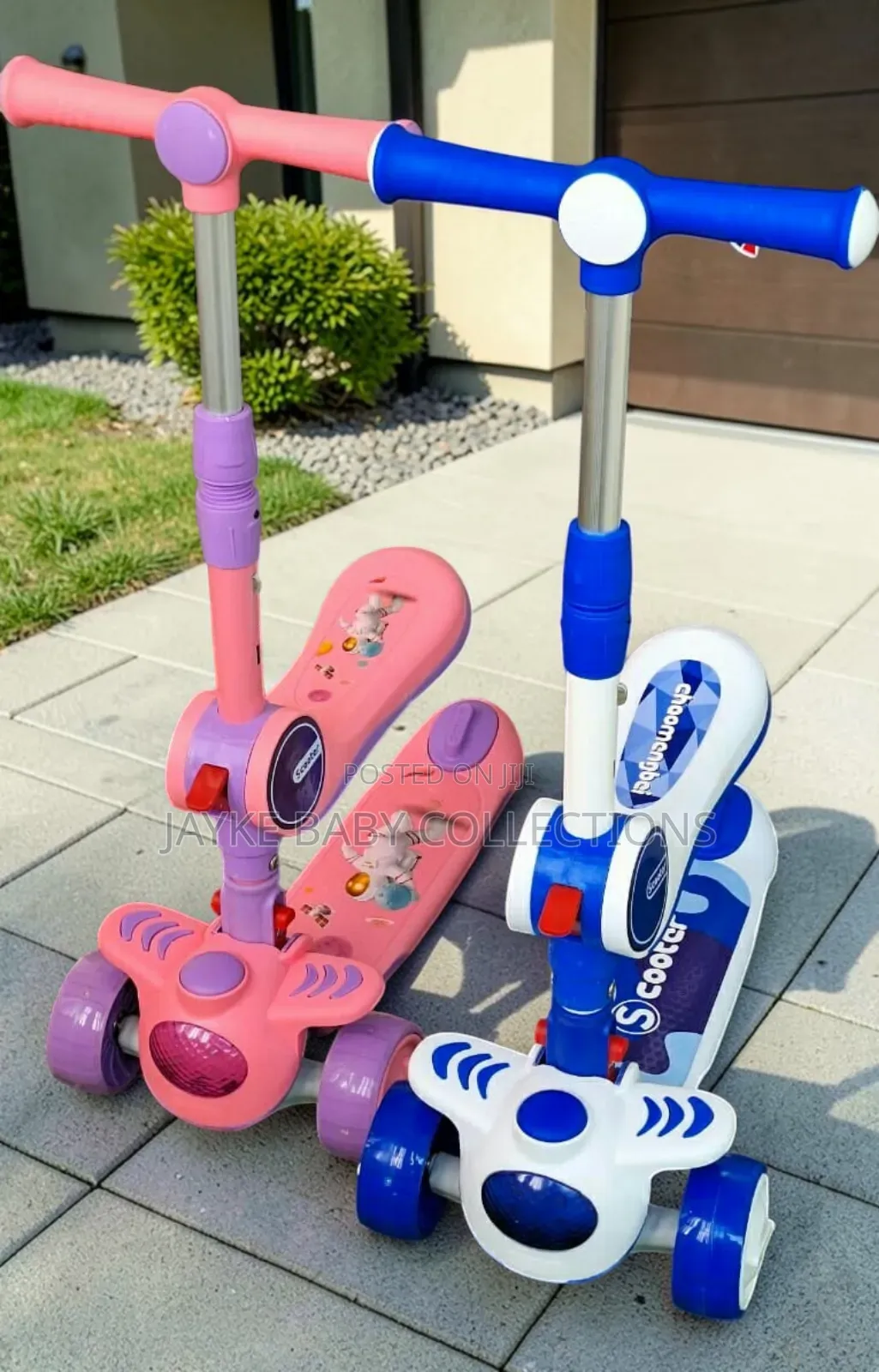 Under 5? 2-in-1 Scooter With Seat Led Wheels