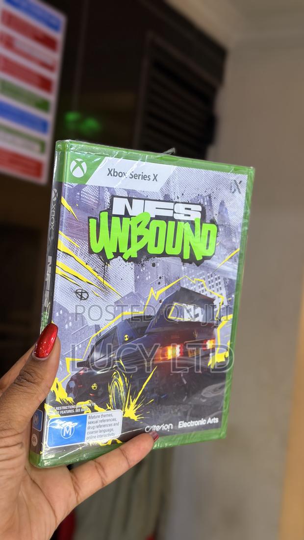 NFS Unbound Xbox - main view