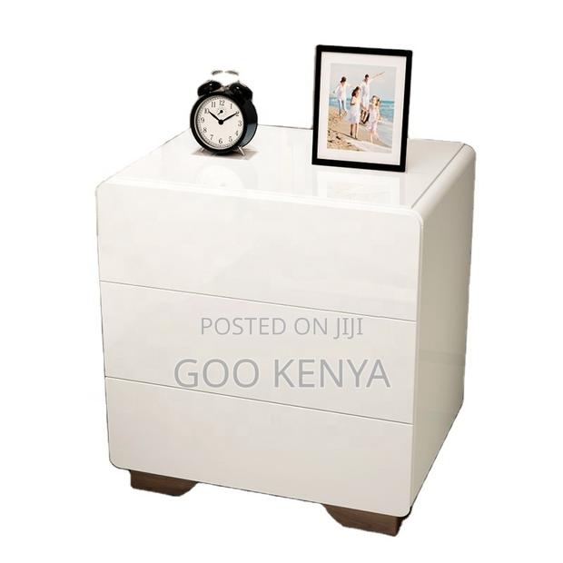 Home Bedside Table; Wireless Charging Bedside Table With Led Lighting - thumbnail 5