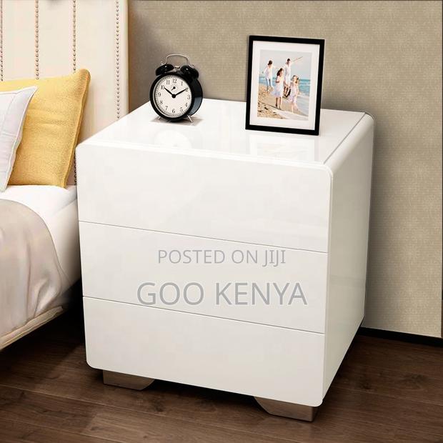 Home Bedside Table; Wireless Charging Bedside Table With Led Lighting - thumbnail 6