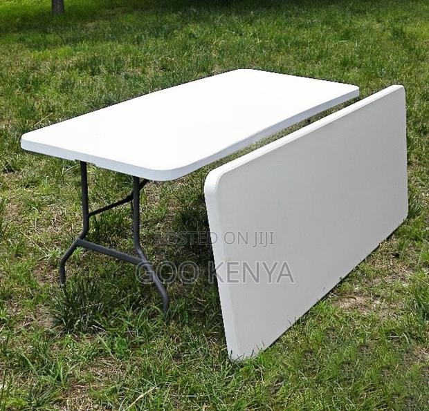 Home Table; Outdoor Folding Rectangular Table With Sturdy Legs - main view