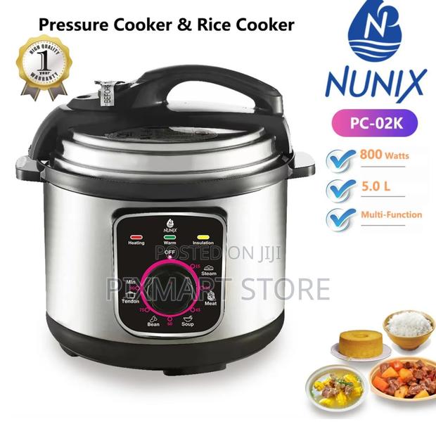 Nunix 5l 800w Electric Pressure Cooker – Pc02k - main view