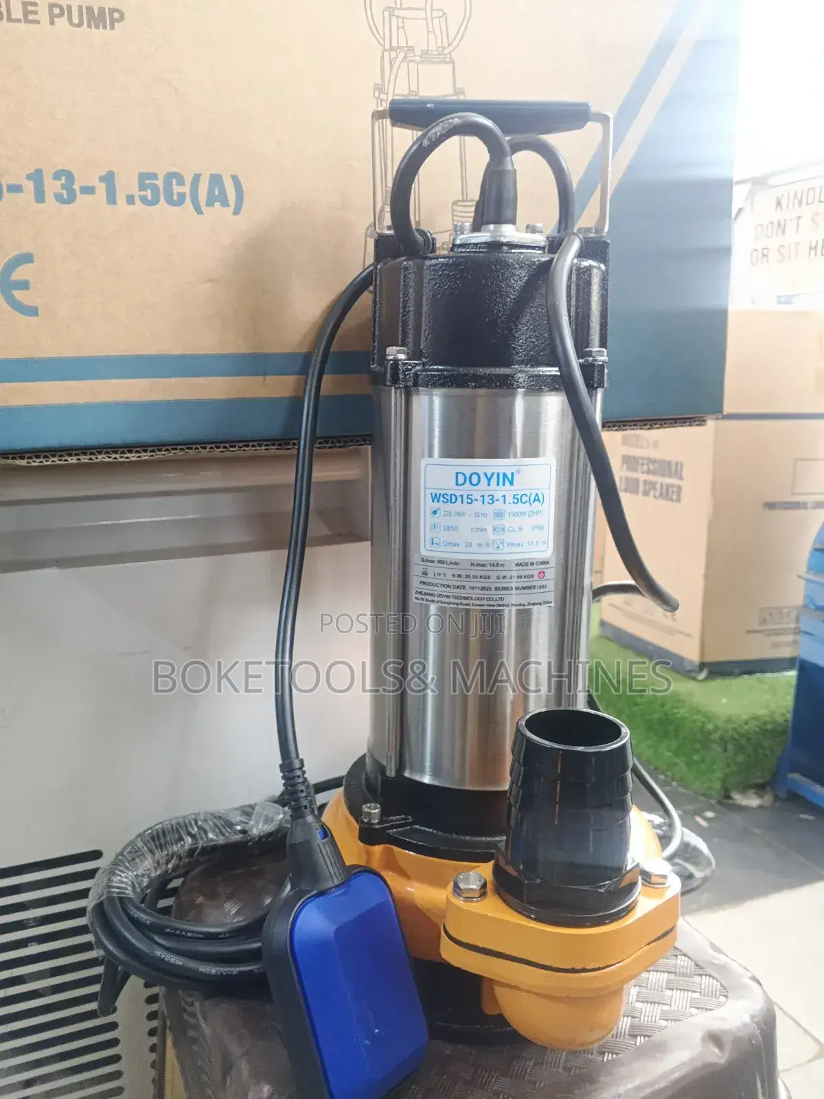 Doyin 2hp Sewage Pump