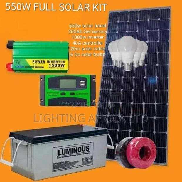 550 Watts Home Kit Solar Package
