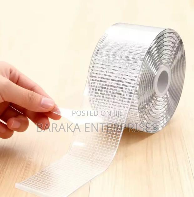 High-Viscosity Mesh Nano Double-Sided Tape Transparent 1mm Thick