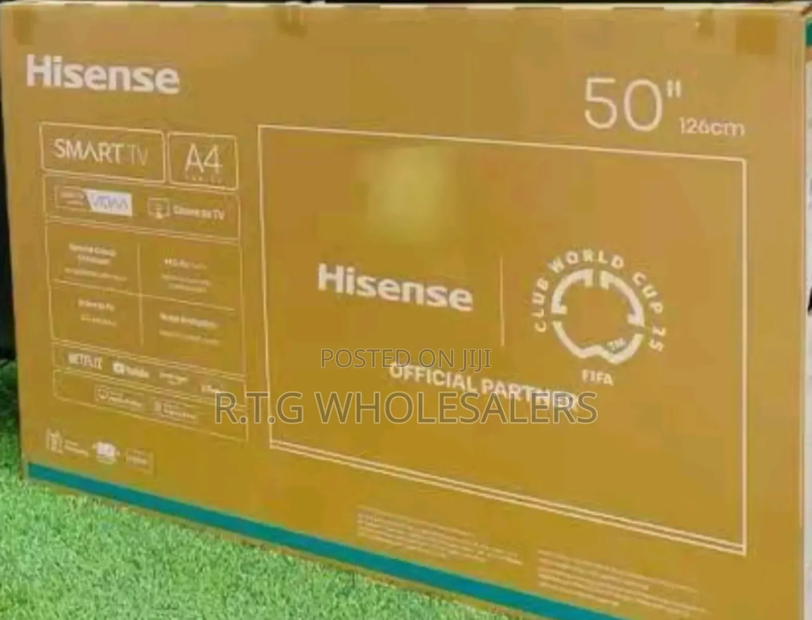 Hisense 50′′ A4 Led Smart Tv With Vidaa Os Smart Streaming