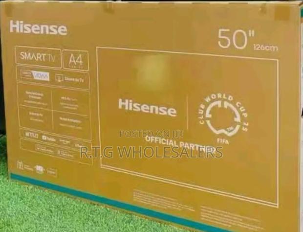 Hisense 50′′ A4 Led Smart Tv With Vidaa Os Smart Streaming