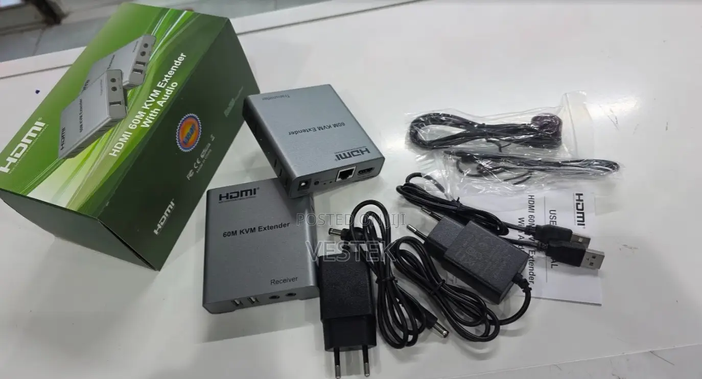 Hdmi 60m KVM Extender With Audio Over Cat 6 KVM Quality 60m